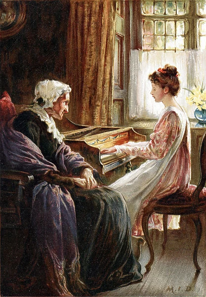 Their Evening Hymn, 1892. Artist: Margaret Isabel Dicksee
