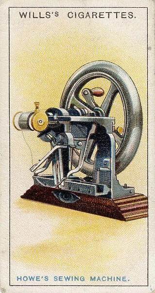 First lock-stitch sewing machine, [1915]