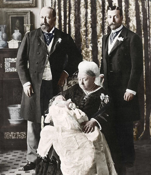 The future King Edward VIIIs christening day, 16 July 1894