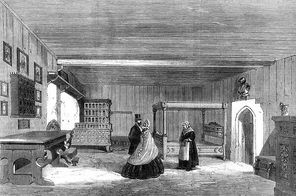 Luthers room at Wartburg Castle, Eisenach, Germany, 1862
