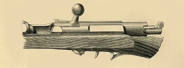 Prussian Needle-Gun (Breech Open), c1872. Creator: Unknown