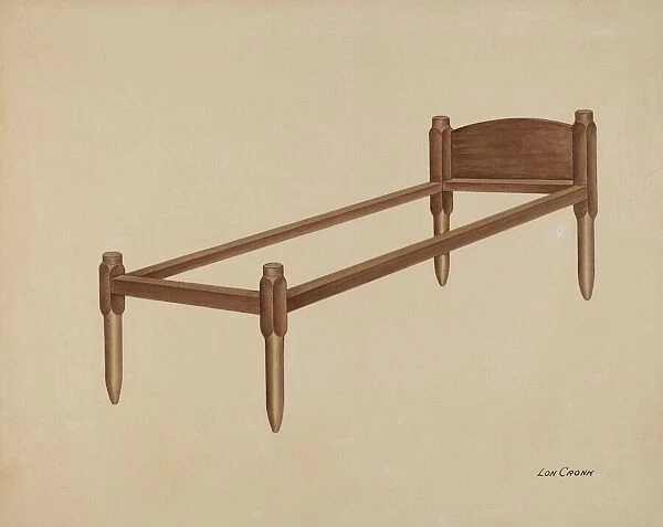 Shaker Bed, 1935  /  1942. Creator: Lon Cronk