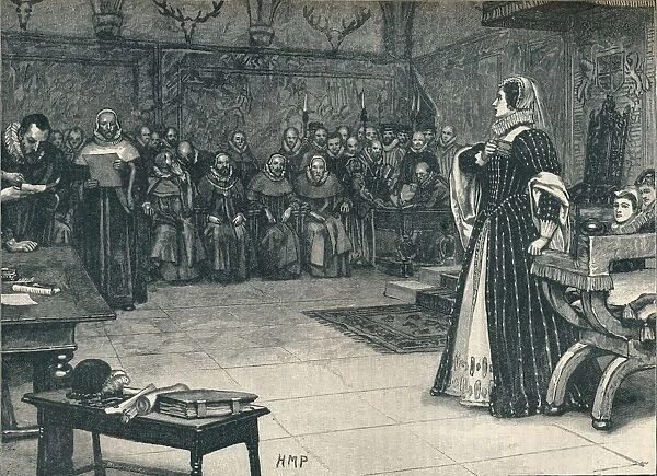 Trial of Mary Queen of Scots in Fotheringhay Castle, 1586 (1905)