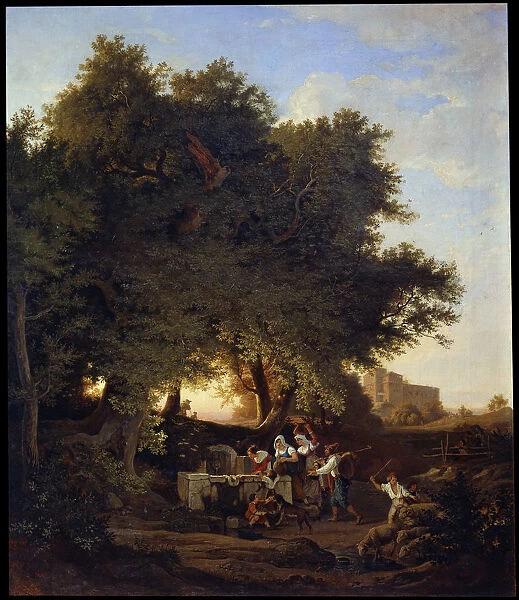 At the Well, 19th century