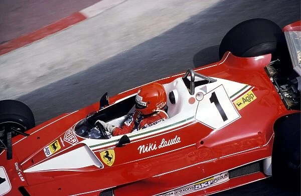 Formula One World Championship: Niki Lauda took pole position and went on to win the race