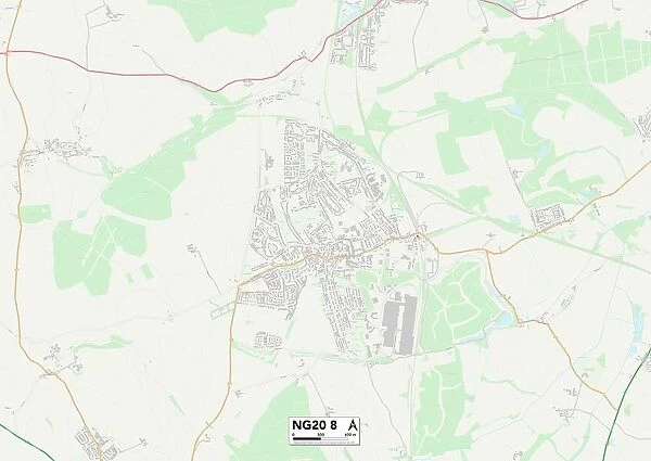 Bolsover NG20 8 Map