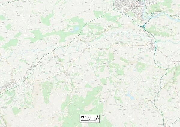 Perth and Kinross PH2 0 Map