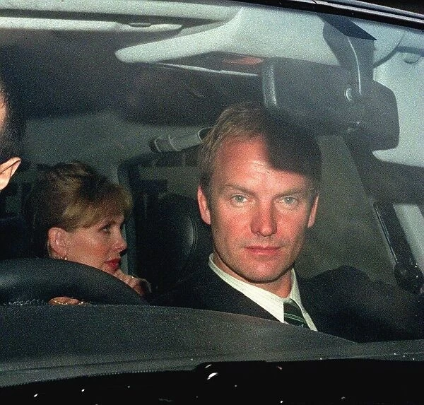 Sting pop superstar (real name Gordon Sumner) arriving at Southwark Crown Court where