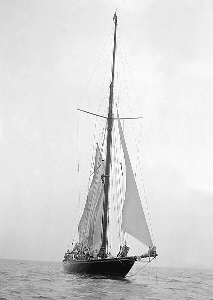 The yacht Brittania taking part in the Southend Ragatta in the 20 s
