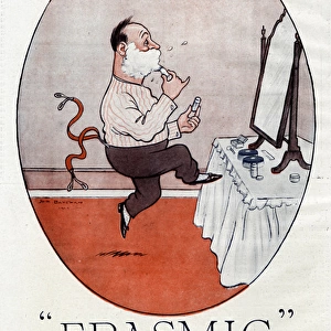 Advert for Erasmic shaving stick 1920