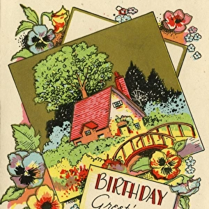 Birthday card, Birthday Greetings