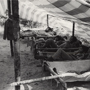Brunei scouts in a tent
