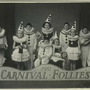 Carnival Follies, Pickering, RyedaleA, Yorkshire, England. Date: 1951