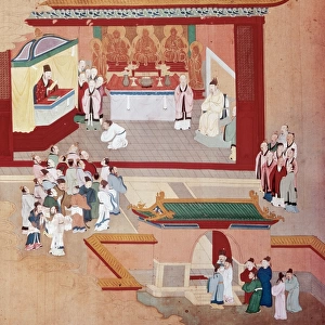 Emperor Huizong (1082-1135) with the Buddhist sect Tao-See