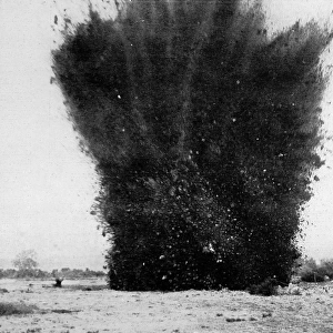Land-mine explosion