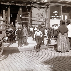 Levy clothing shop in New York in 1898