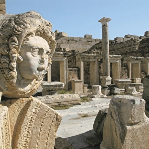 LIBYA. TRIPOLI. Leptis Magna. Forum built during