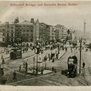 O Connell Bridge and Sackville Street, Dublin, Ireland