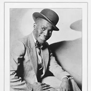 Portrait of Amercian tap dancer Bill Robinson, 1931