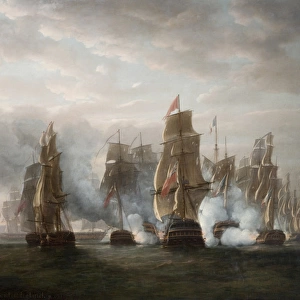 Pursuit of the French Squadron after the Surrender of La Hoc
