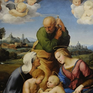 Raphael (1483 A?i? 1520). Canigiani Holy Family. 1507-1508