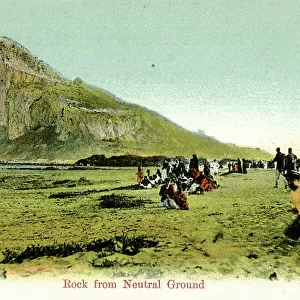 Rock viewed from Neutral Ground, Gibraltar