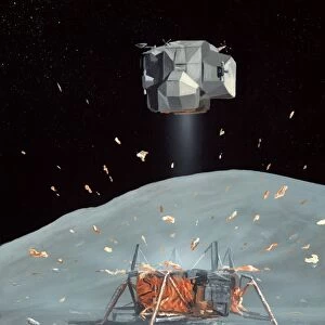 Apollo 17 ascent stage, artwork