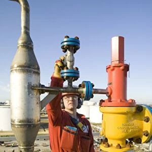 Oil refinery worker