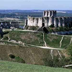 Chateau Gaillard, Les Andelys, Haute Normandie (Normandy), France, Europe
