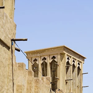Restored traditional houses in Al Fahidi Historic Neighbourhood, Bur Dubai, Dubai
