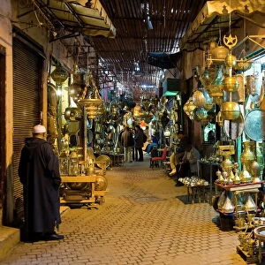 The souk, Marrakech (Marrakesh), Morocco, North Africa, Africa