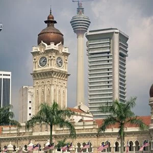 Sultan Abdul Samad Building and the KL Tower in the