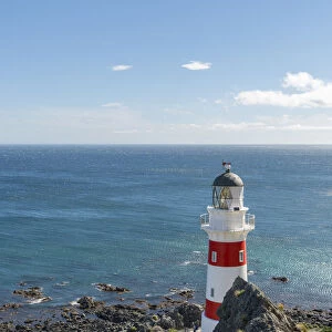 Cape Palliser lighthouse, Cape Palliser, Wellington region, North Island, New Zealand