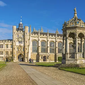 UK, England, Cambridge, University of Cambridge, Trinity College, Great Court