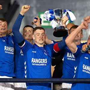 Rangers Youth Team: Celebrating Scottish FA Youth Cup Victory Over Celtic - Daniel Finlayson and Team Lift the Trophy (2003)