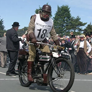 Chris Lewis (1912 Triumph) No. 18 2007 TT Re-enactment