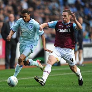 Battle of the Midfield: Cyrus Christie vs. Kevin Nolan - Coventry City vs. West Ham United, Npower Championship (November 19, 2011) at Ricoh Arena