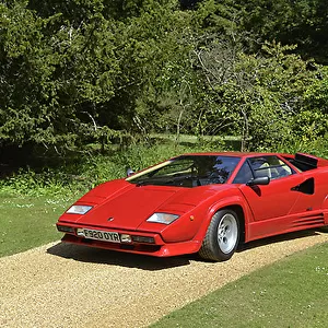 Lamborghini Countach 5000QV, 1988, Red