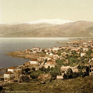 LEBANON: BEIRUT, c1895. View of Beirut, Lebanon. Photochrome, c1895