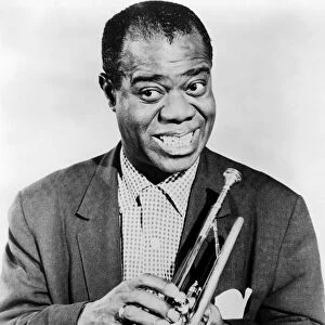 LOUIS ARMSTRONG (1900-1971). American jazz musician