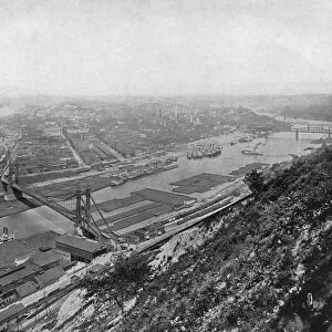PITTSBURGH, c1890. A view of Pittsburgh, Pennsylvania. Photograph, c1890