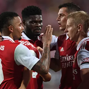 Arsenal Celebrates Second Goal Against Chelsea in Florida Cup 2022-23
