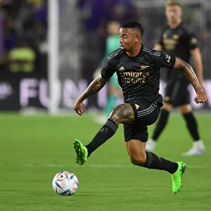 Arsenal's Gabriel Jesus in Action: Orlando City SC Pre-Season Clash (2022)