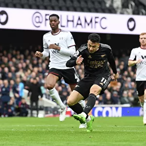 Gabriel Martinelli in Action: Fulham vs. Arsenal, Premier League 2022-23