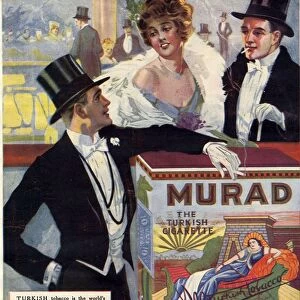 1910s, USA, Murad, Magazine Advert