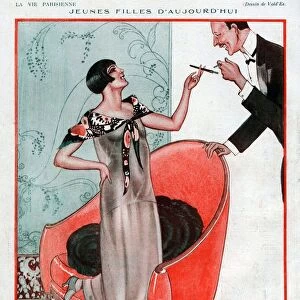 La Vie Parisienne 1924 1920s France Valdes illustrations woman womens