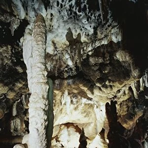 Italy, Sardinia Region, Province of Carbonia-Iglesias, Geominerary Park of Sardinia, San Giovanni mine in Santa Barbara cave at Gonnesa