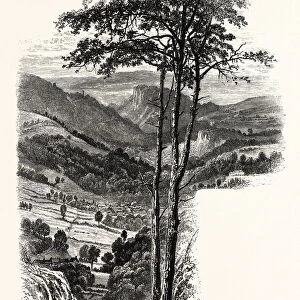The Vale of Cromford and Matlock, from the Black Rocks, UK, britain, british, europe