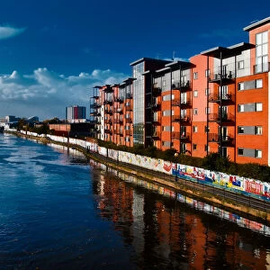 River Irwell flowing to Salford