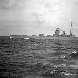The Atlantic Fleet at Moray Firth. H. M.s Rodney 1928